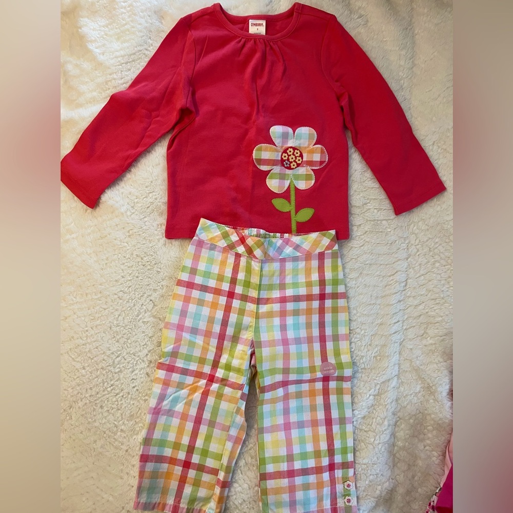 Gymboree plaid pants and top. NWT 2T/3T 🌺🌸